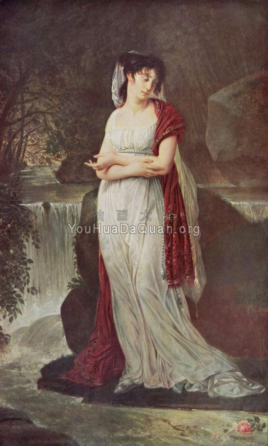 Portrait of Christine Boyer - 安东尼·让·格罗